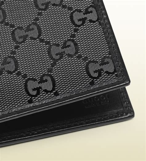 gucci mens black 12 slot wallet